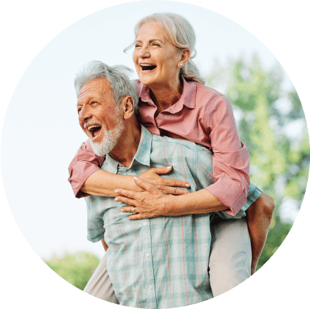 Happy active couple